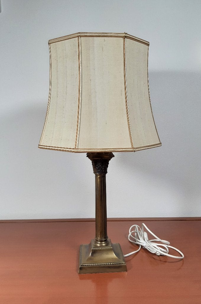 TAFELLAMP MET ORIGINELE KAP, Overige merken, Met kap, Zo goed als nieuw, Overige kleuren