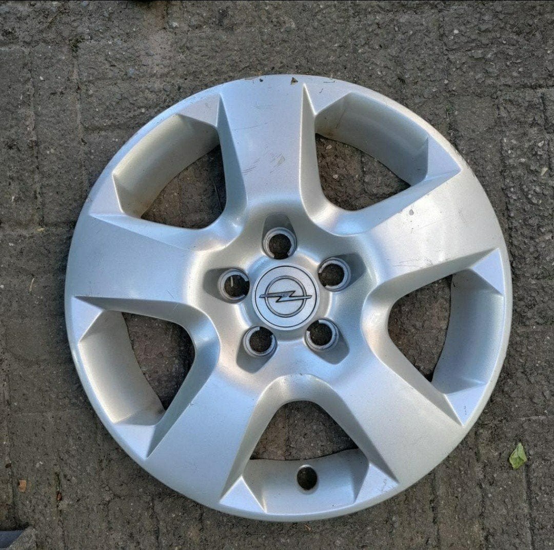 Wieldop Opel,merk,embleem,kunststof,grijs,buitenmaat 44 cm, Ophalen of Verzenden, Zo goed als nieuw
