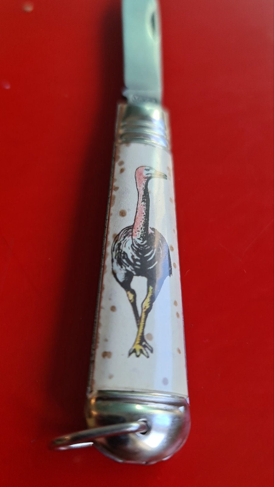 Vintage Mikov Zakmes Tsjechoslowakije Struisvogel Design, Ophalen of Verzenden