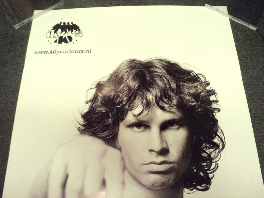The Doors PROMO POSTER Jim Morrison, The Doors, Ophalen of Verzenden, NvT, Poster, Artwork of Schilderij