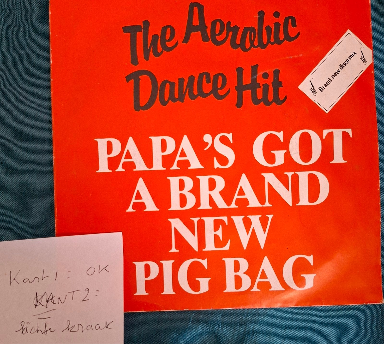 Vinyl: the aerobic dance hit :papa's got a brand new pig bag, Ophalen of Verzenden