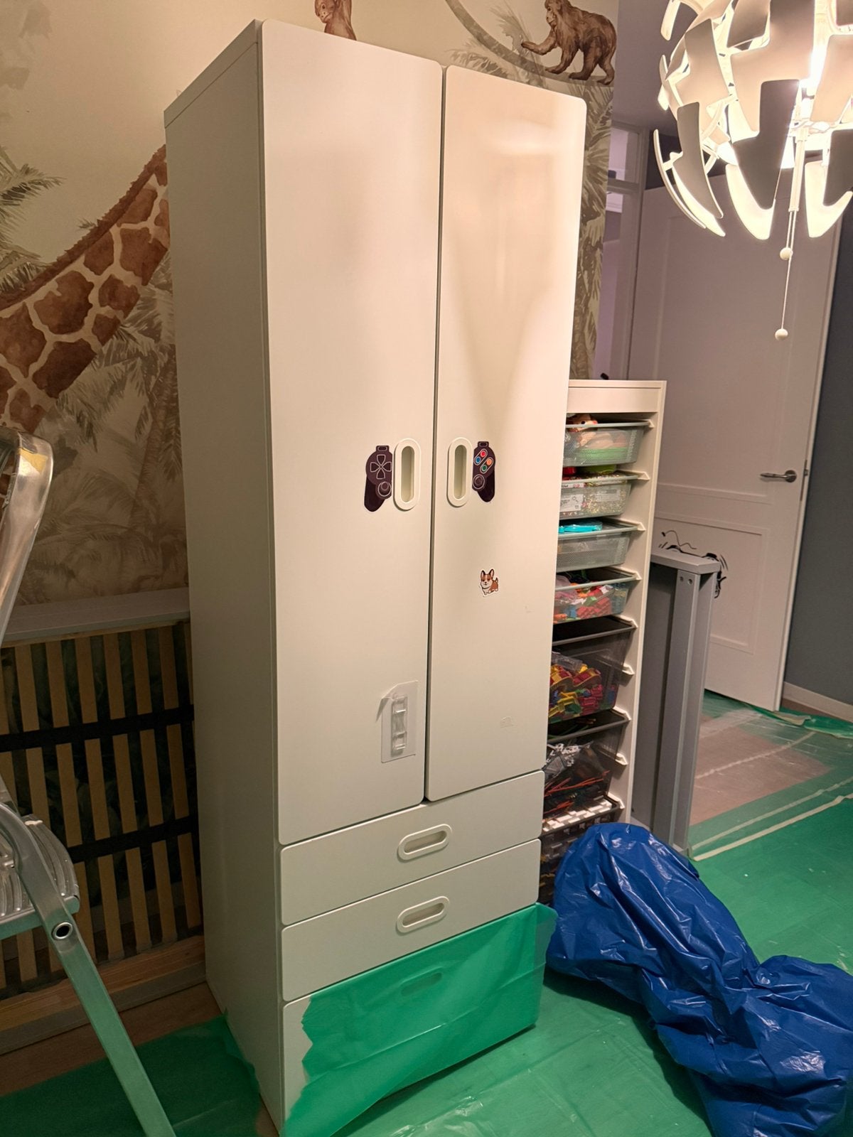 İkea kledingkast kinderkamer, Ophalen, Gebruikt