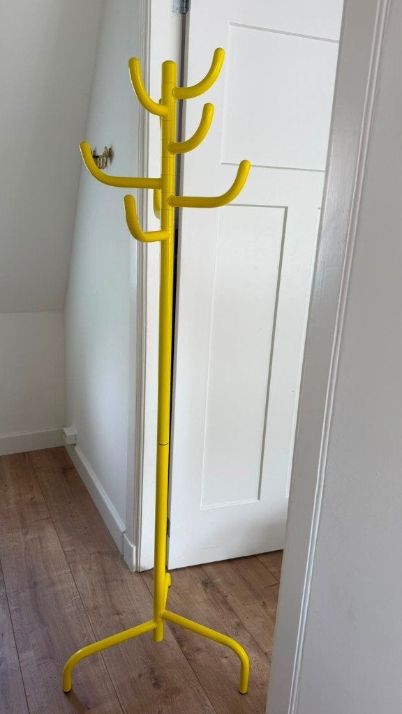 IKEA BONDSKÄRET kapstok geel, Ophalen, Zo goed als nieuw, Metaal, Staande kapstok