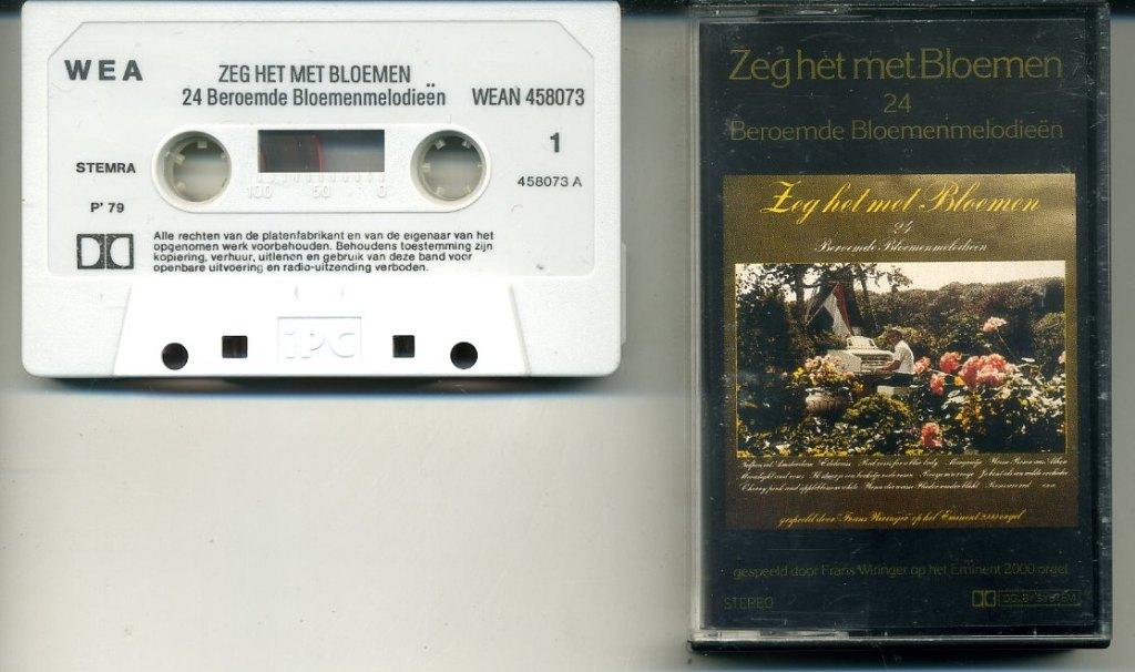 Frans Wiringer Zeg Het Met Bloemen 11 nrs cassette 1979 ZGAN, Overige genres, 1 bandje, Ophalen of Verzenden, Zo goed als nieuw