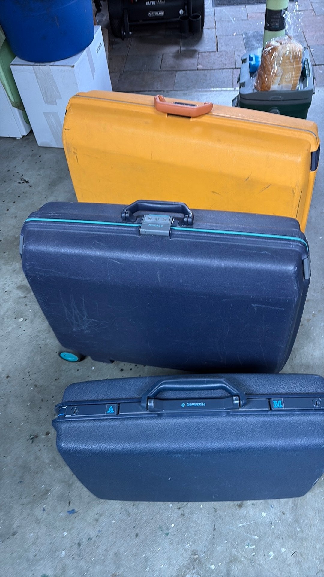 Samsonite koffers, Ophalen, Zo goed als nieuw, Hard kunststof, 70 cm of meer