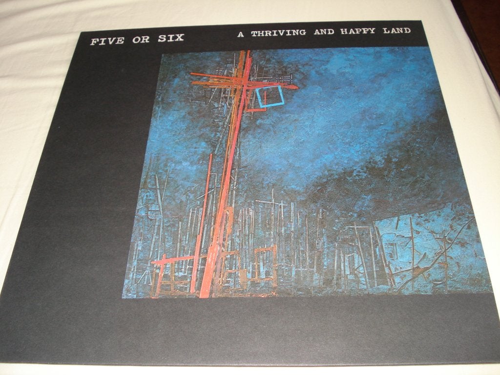 FIVE OR SIX - A THRIVING AND HAPPY LAND post punk, new wave, Cd's en Dvd's, Vinyl | Rock, LP, Gebruikt, Overige genres, Ophalen of Verzenden