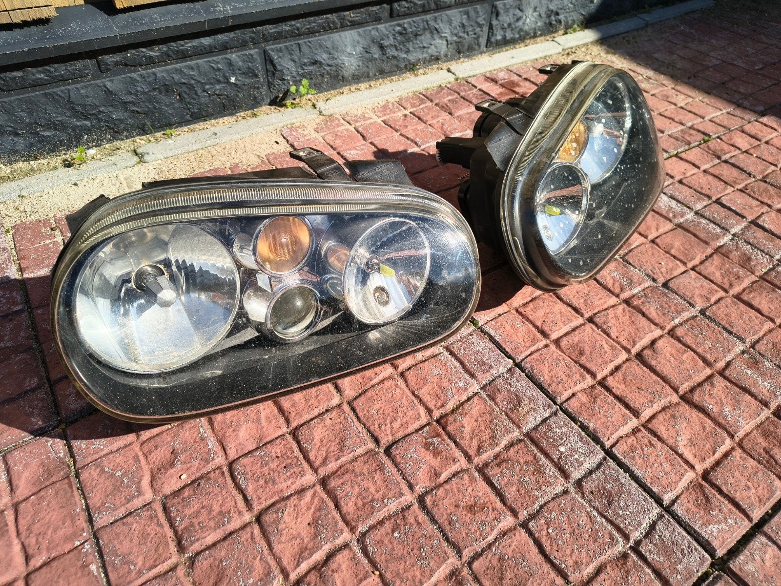 Volkswagen Golf 4 25 Jahre GTI zwarte koplampen, Ophalen, Gebruikt, Volkswagen