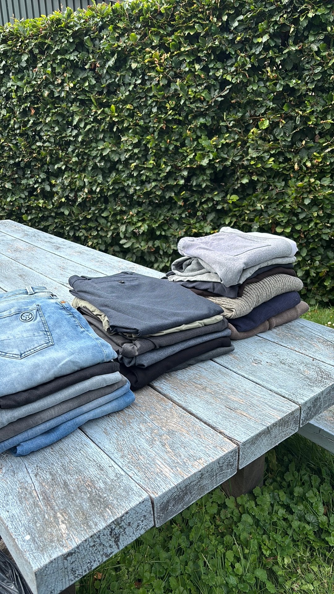 Partij kleding dames en heren, Ophalen, Gedragen, Maat 38/40 (M)
