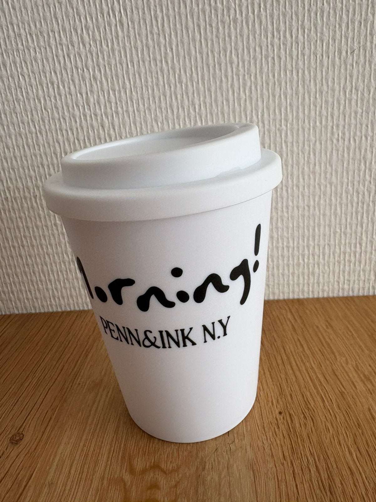 Penn & Ink coffee to go beker, Ophalen of Verzenden, Nieuw, Wit, Beker of Kan