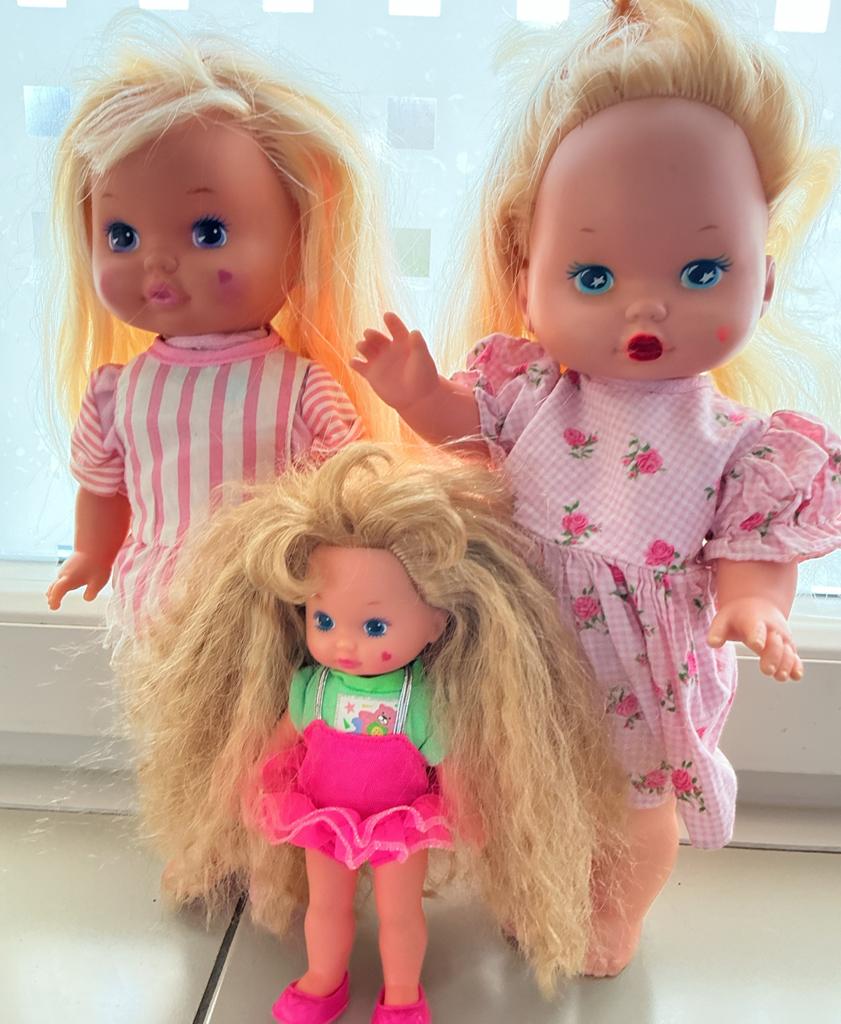 Miss Lilly poppen uit de jaren '70 - Set van 3, Ophalen of Verzenden, Zo goed als nieuw, Overige typen