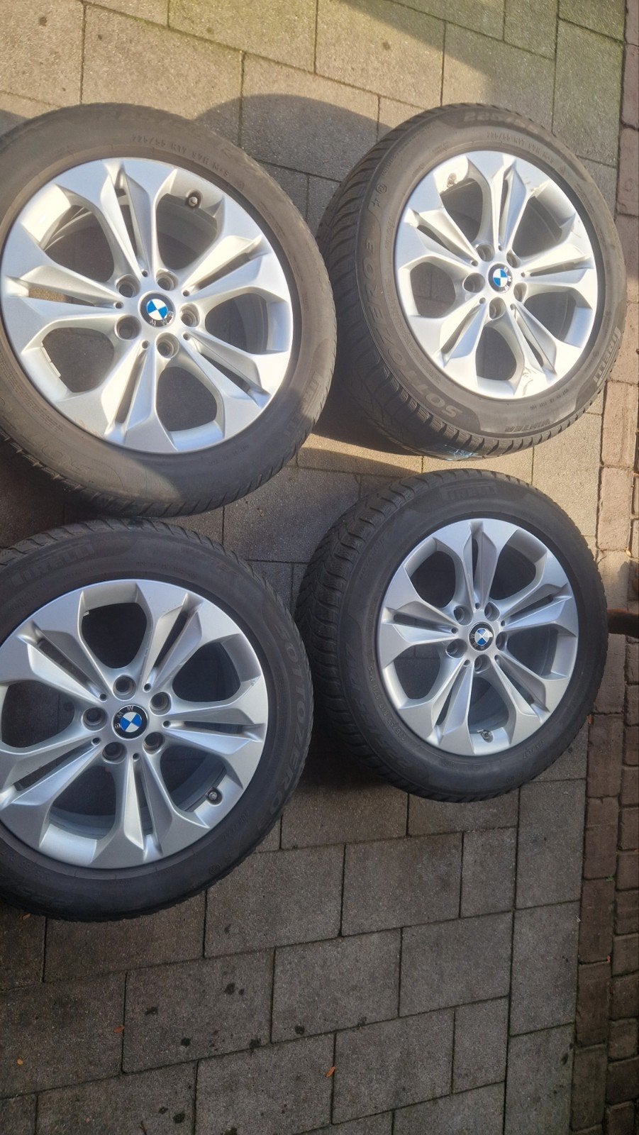 bmw winterbanden met velg 255/55 17