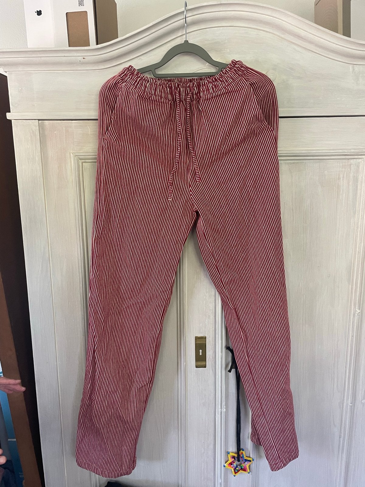 MYJEWELLERY gestreepte broek 100% katoen XS, Ophalen of Verzenden, Maat 34 (XS) of kleiner, Rood