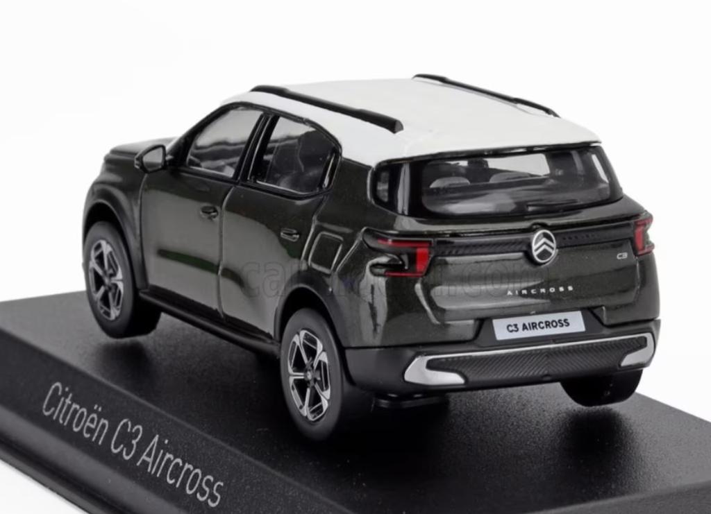 Citroen C3 Aircross 2025 Groen & Wit 1:43 NOREV ref. 155342, Hobby en Vrije tijd, Modelauto's | 1:43, Verzenden, Nieuw, Auto, Norev