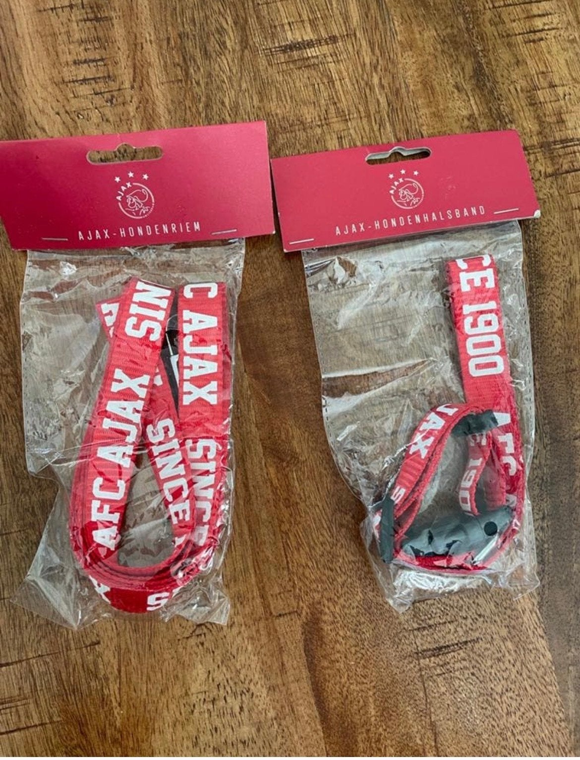 Ajax hondenhalsband en riem, Ophalen of Verzenden, Nieuw