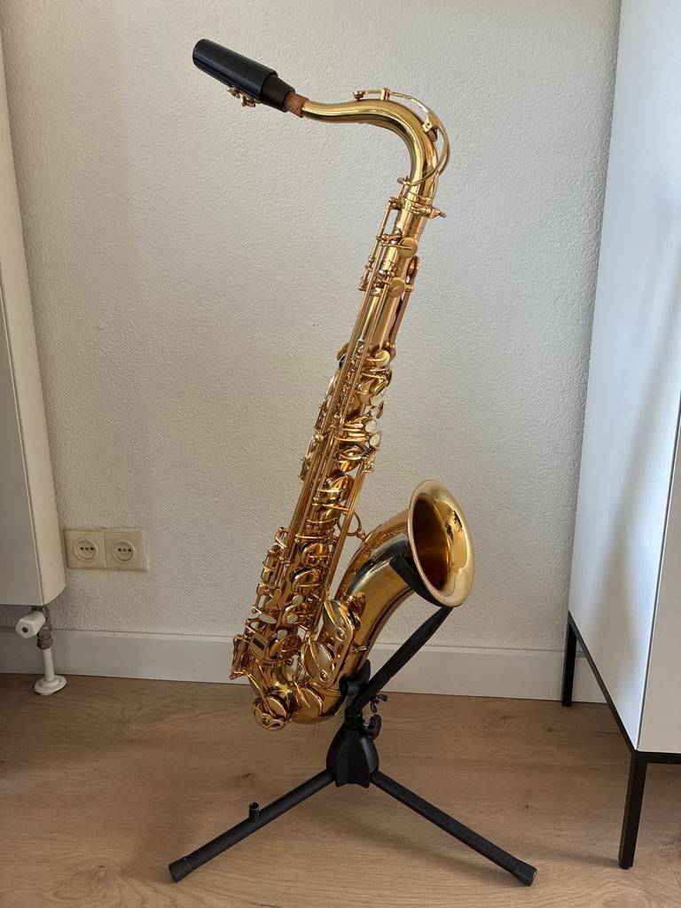 Tenorsaxofoon Prologue met VanDoren mondstuk en accessoires, Ophalen, Gebruikt, Tenor, Met koffer