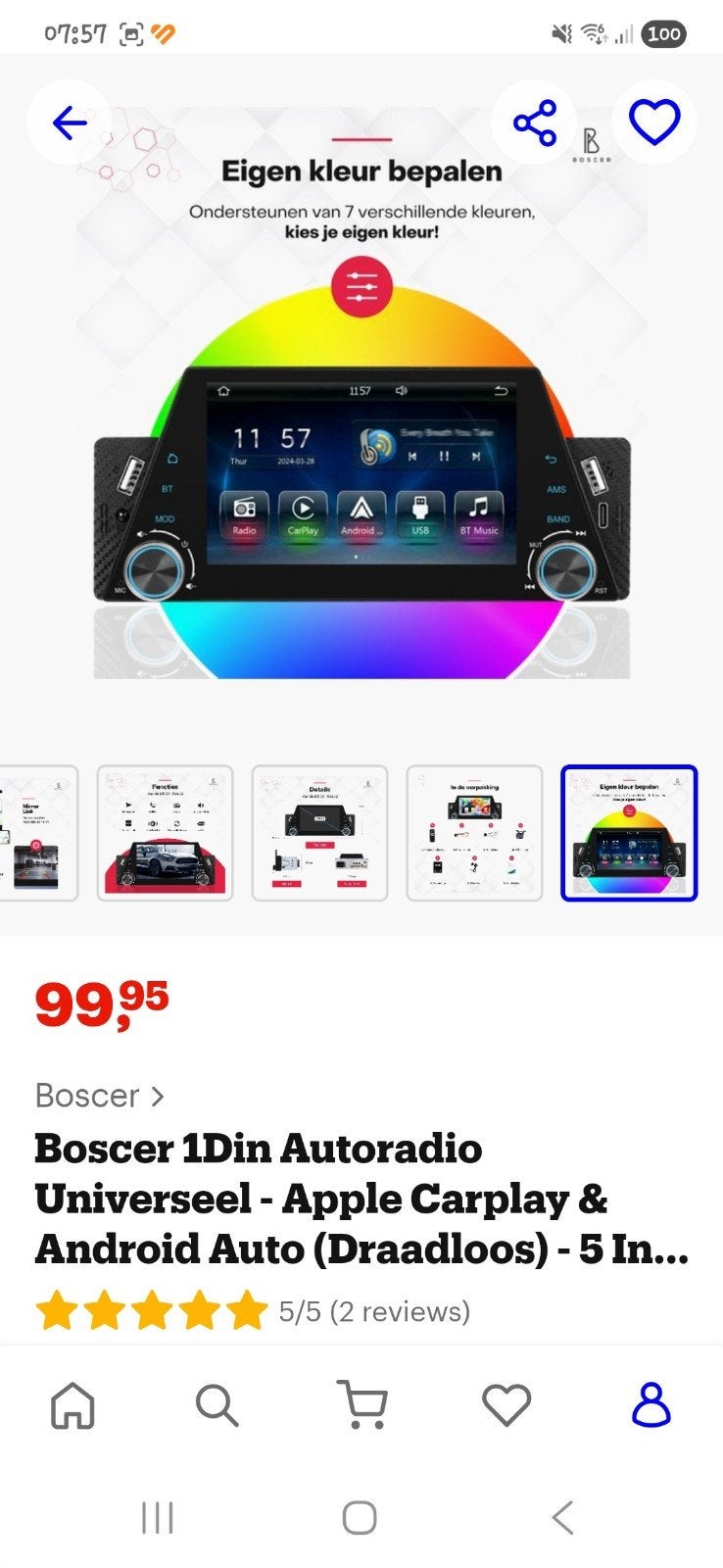 Nieuwe auto radio, Ophalen of Verzenden, Nieuw