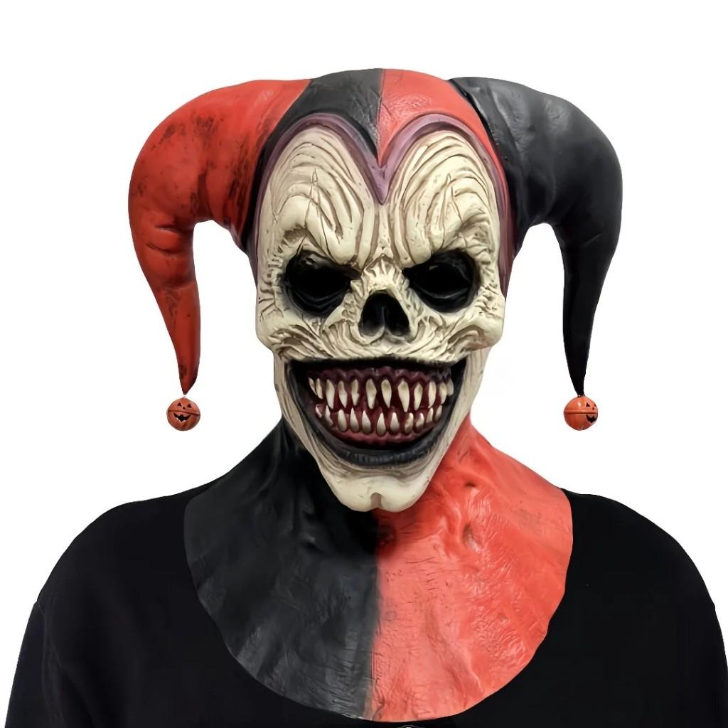 Menacing Clown / Nar Demoon full face latex masker, Ophalen of Verzenden, Nieuw, Overige typen