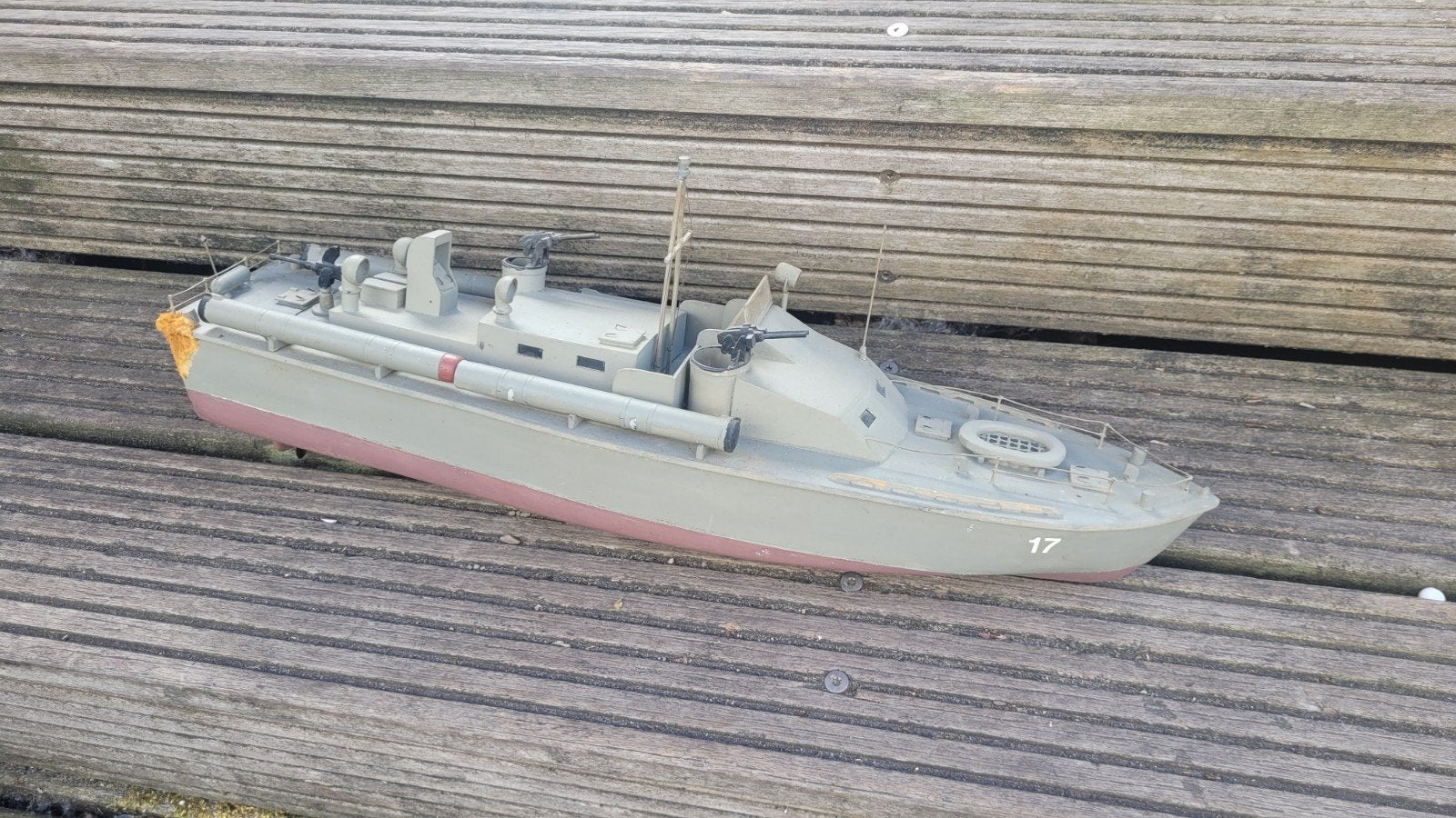 Torpedo bootje 53x14 cm, Verzenden