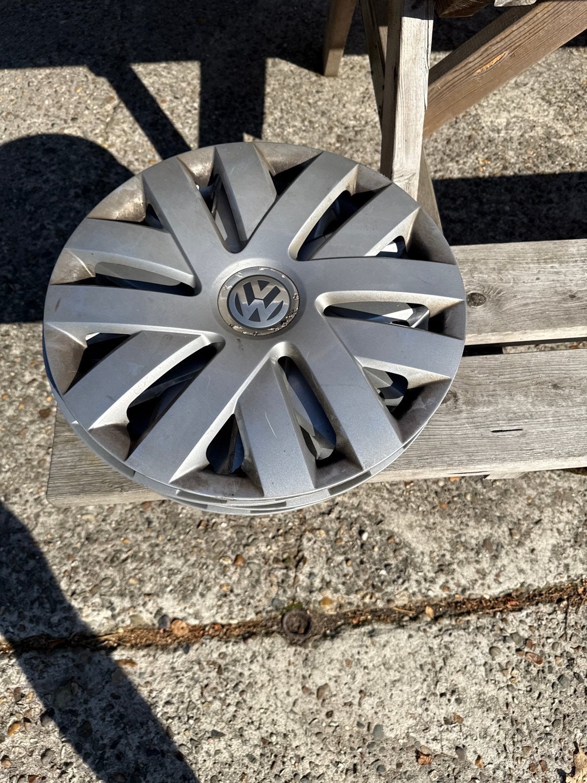 Originele Volkswagen Polo wieldoppen 4 stuks, Ophalen, Gebruikt