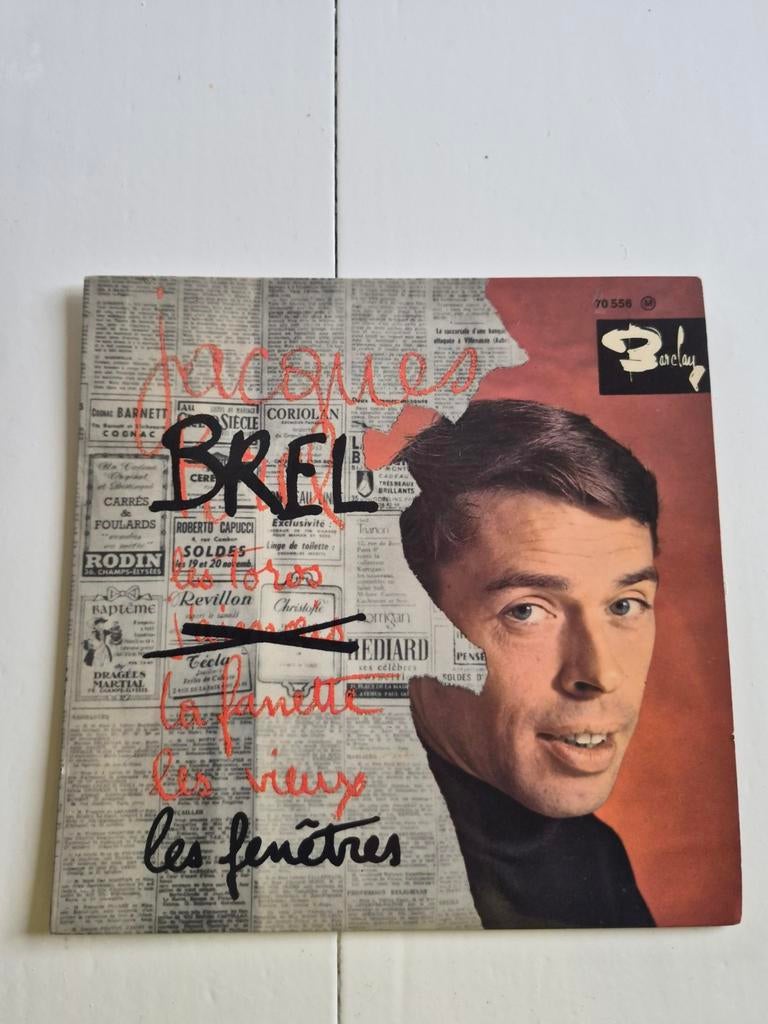 Single Jacques Brel 1963, Ophalen of Verzenden, Gebruikt, Overige formaten, Overige genres