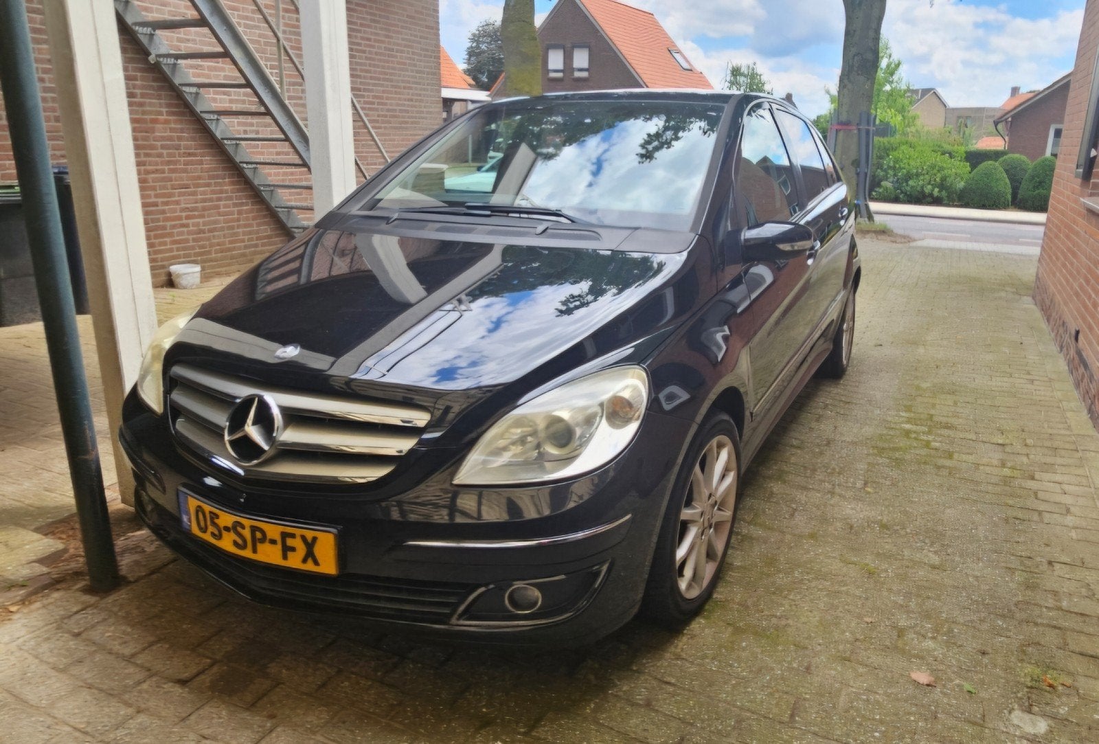 Mercedes-Benz B-Klasse 1.7 B170 5DRS CVT 2006, Zwart, 4 cilinders, 400 kg, Leder en Stof