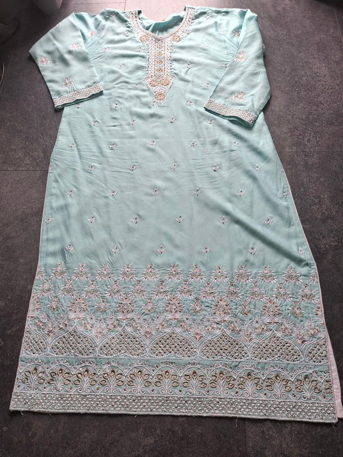 Indiase Salwaar Kameez - Elegante Traditionele Kleding, Kleding | Dames, Gelegenheidskleding, Overige typen, Maat 46/48 (XL) of groter