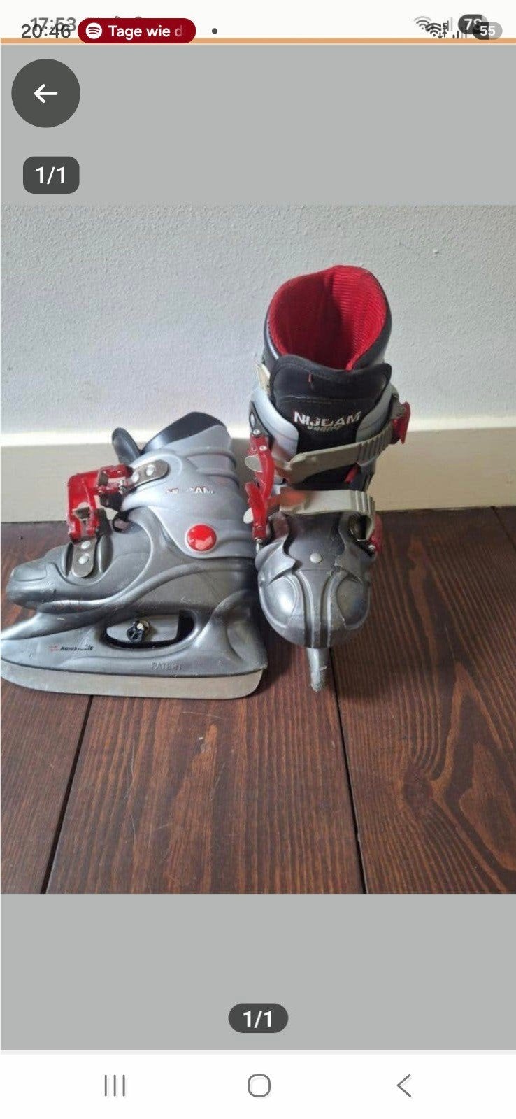 Nijdam ijshockey schaatsen verstelbaar maat 30 t/m 33, Sport en Fitness, Ophalen of Verzenden, IJshockeyschaatsen, Nijdam