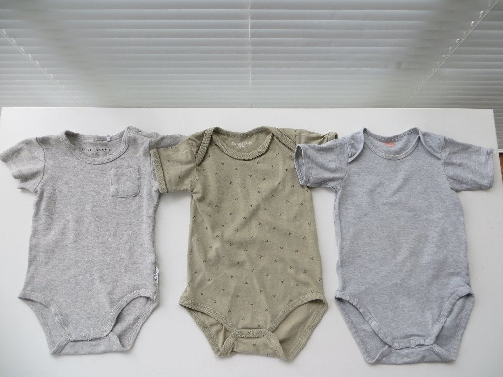 3 Rompers Korte Mouw Hema, Little Dutch, Zeeman Mt 74/80, Nacht- of Onderkleding, Ophalen of Verzenden, Zo goed als nieuw, Hema