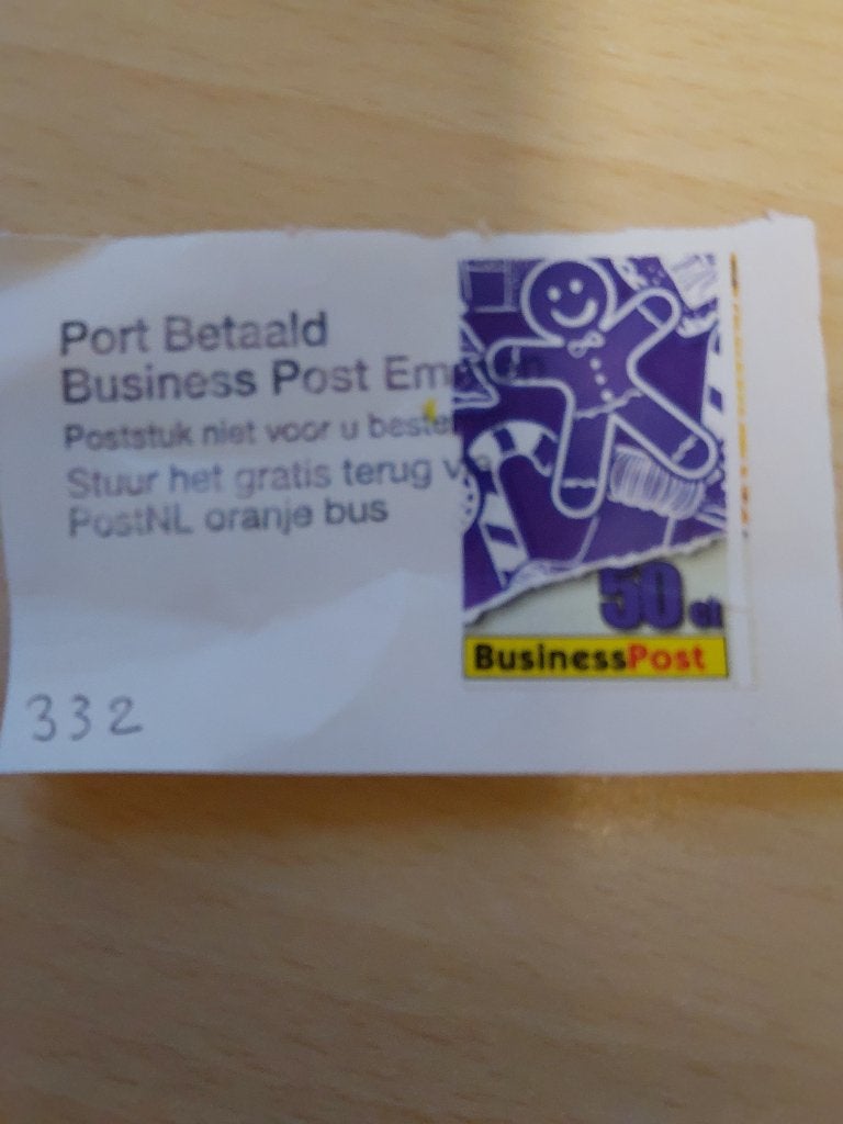 Business Post Emmen met stempel, Postzegels en Munten, Verzenden, Gestempeld