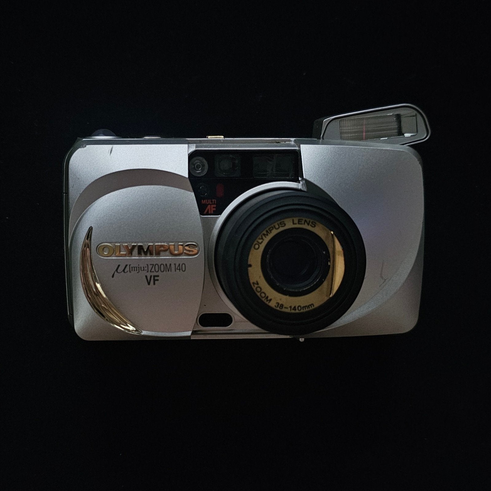 Olympus mju 140 VF - Compacte analoge camera, Ophalen of Verzenden, Gebruikt, Compact, Olympus