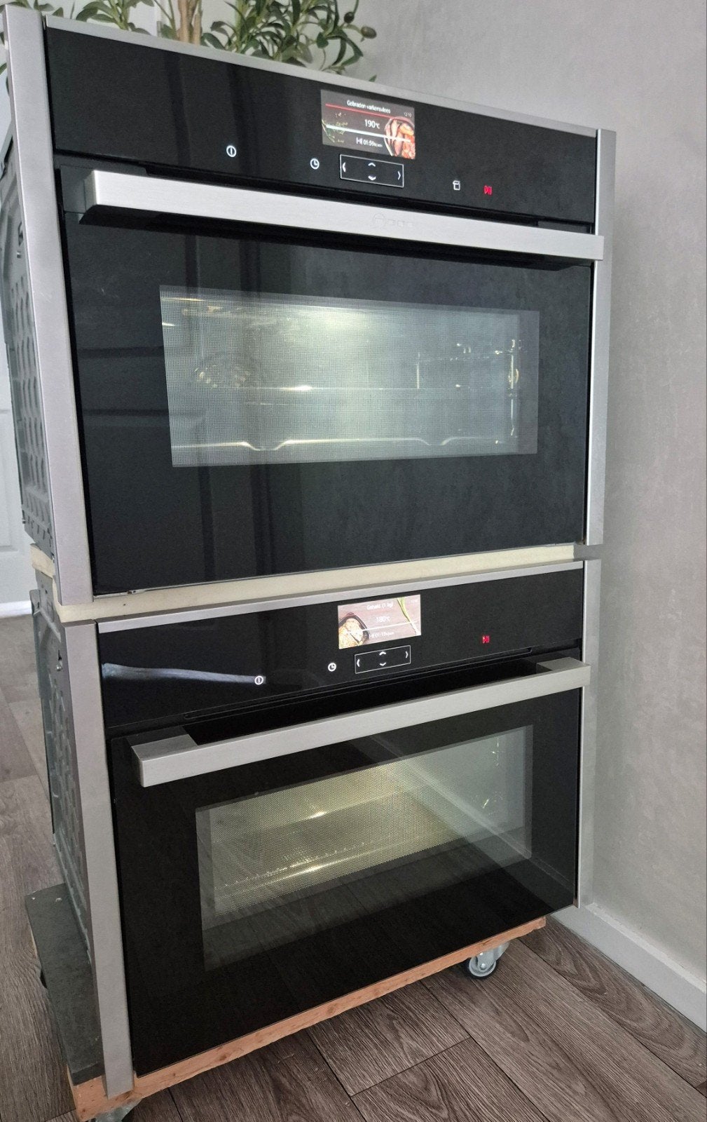 Luxe Neff ovenset: combi oven/magnetron+Stoom bak oven Wifi, Witgoed en Apparatuur, Ovens, Zo goed als nieuw, Inbouw, Combi-oven