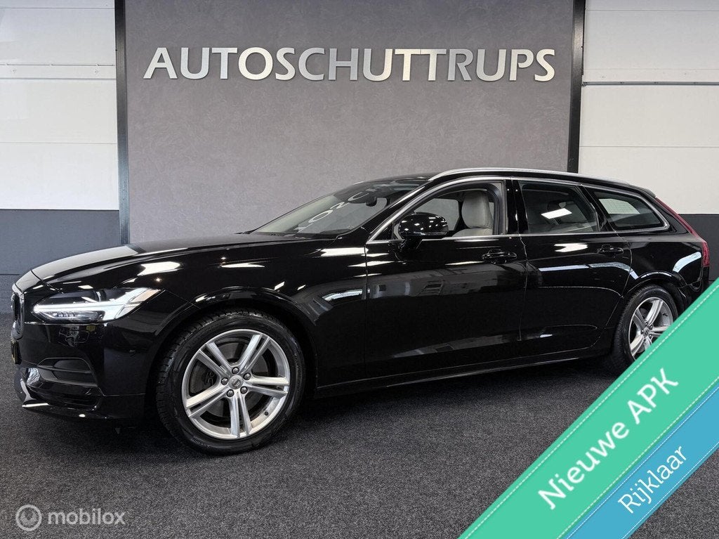 Volvo V90 2.0 T4 Polestar SCANDINAVIAN LINE / LEER / LED / E, Auto's, Volvo, Euro 6, 1969 cc, Adaptive Cruise Control, 93 €/maand