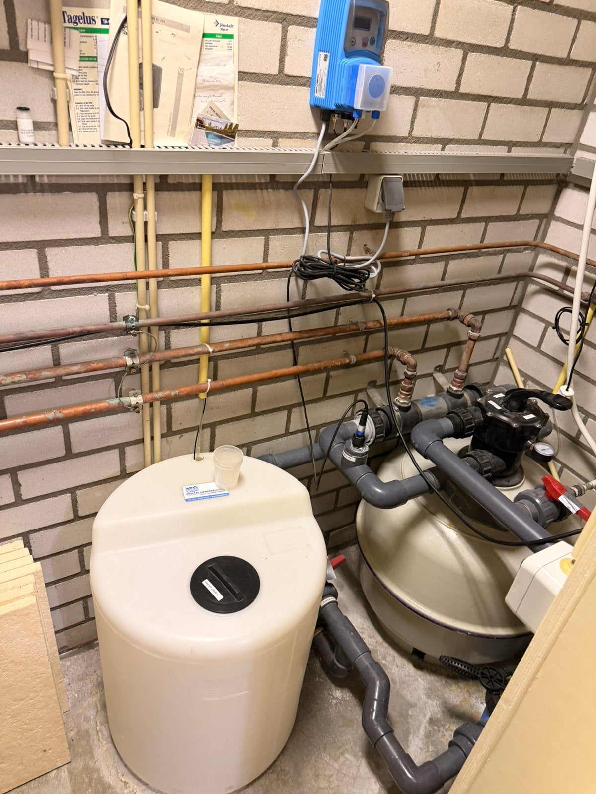 Zwebad installatie, Tuin en Terras, Zwembad-toebehoren, Ophalen of Verzenden, Gebruikt, Filter