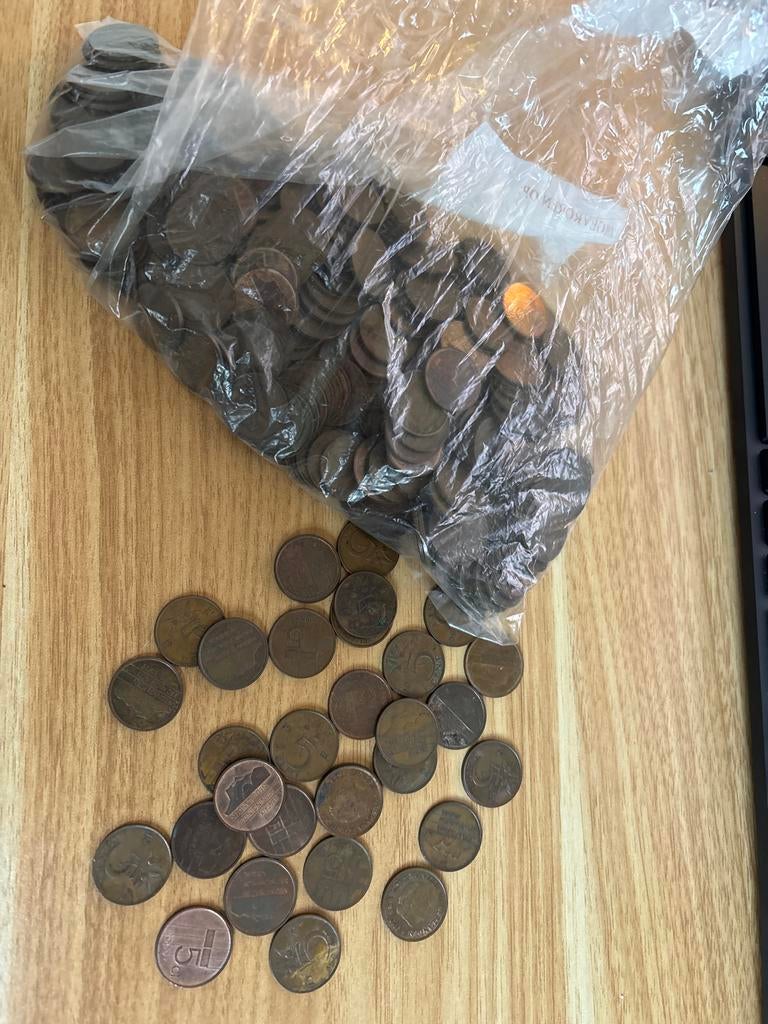 350 stuivers (5 cent munten) uit 1960-2000, Postzegels en Munten, Munten | Nederland, Ophalen, Koningin Juliana, 5 cent, Setje
