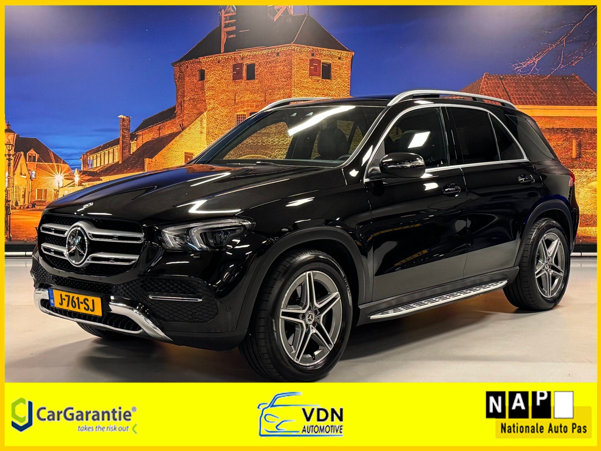 Mercedes-Benz GLE-klasse 350 d 4Matic Aut Panodak Distronic+, Auto's, Dealer onderhouden, Gebruikt, 2925 cc, Verwarmde buitenspiegels