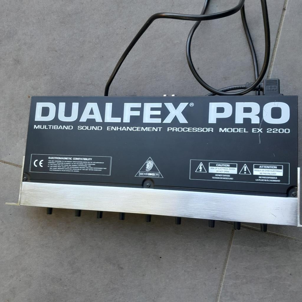 Behringer DUALFEX PRO EX 2200 Multiband Sound Processor, Ophalen of Verzenden, Zo goed als nieuw