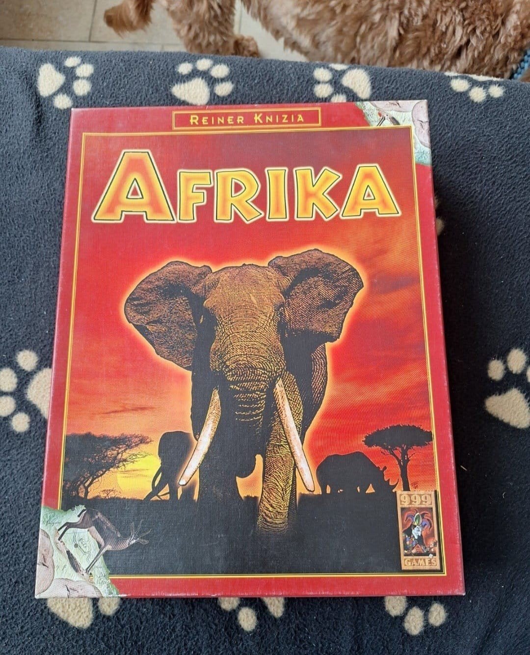 Afrika Bordspel - Tactisch Avontuur van Reiner Knizia, Drie of vier spelers, Ophalen of Verzenden, Zo goed als nieuw, 999 Games