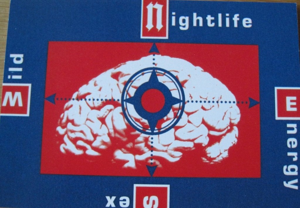 Boomerang - Nightlife ontwerp op kaart - nieuw, Verzenden, 1980 tot heden, Ongelopen, Overige thema's