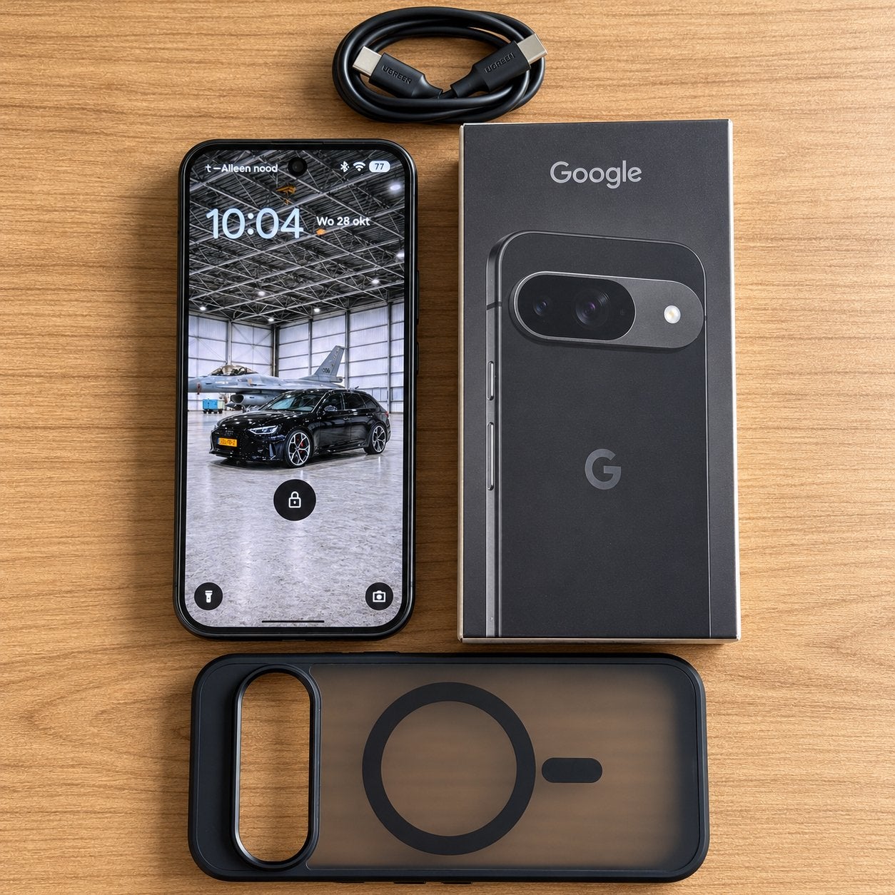 Google Pixel 9 128GB Zwart | 100% Accu | ZGAN + Doos, Overige modellen, Ophalen of Verzenden, Zo goed als nieuw, Zonder simlock