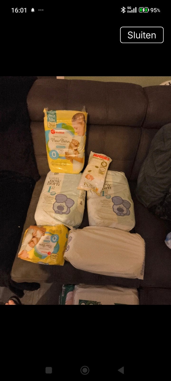 Kruidvat en Etos luiers maat 0&1, Ophalen of Verzenden, Nieuw, Overige typen