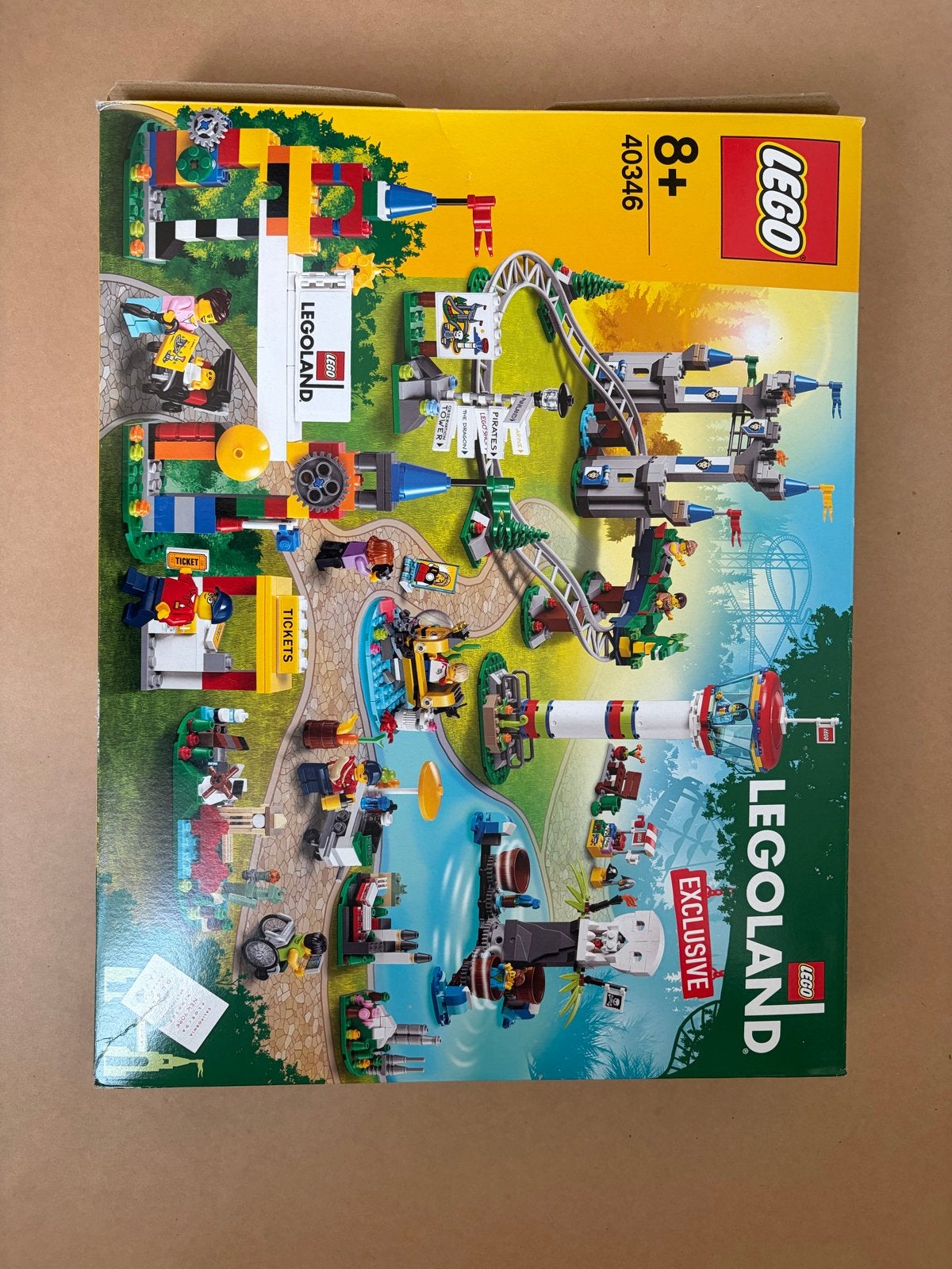 Exclusieve LEGO Legoland Park Set 40346 - Eenmaal Opgebouwd, Gebruikt, Lego, Ophalen of Verzenden, Compleet