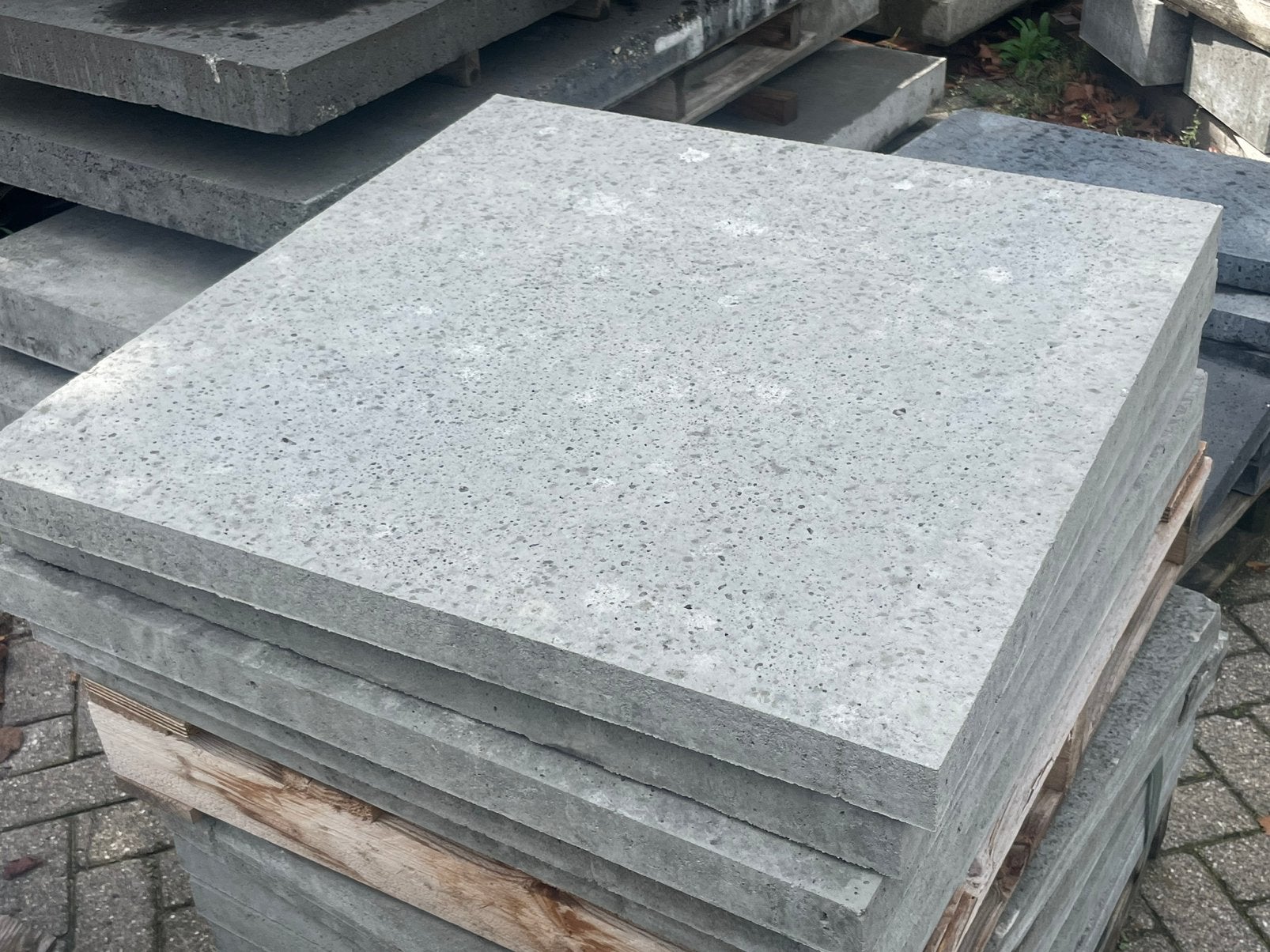 9 stuks Oud Hollandse tegels 80x80x5cm Grijs RESTPARTIJ, Ophalen, Nieuw, Beton, Terrastegels