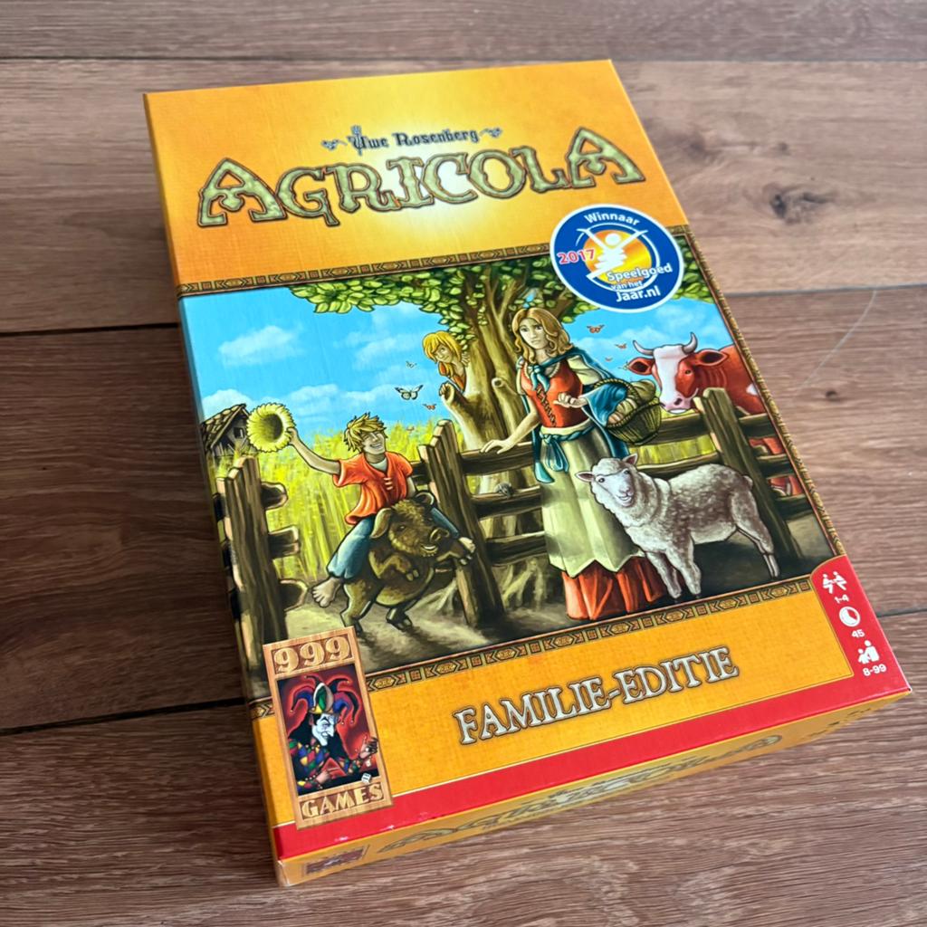 Agricola Familie-editie Bordspel - nieuw, Hobby en Vrije tijd, Gezelschapsspellen | Bordspellen, Een of twee spelers, Ophalen of Verzenden