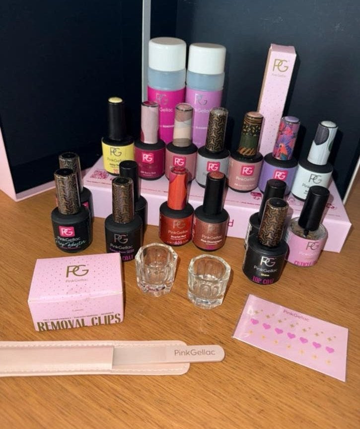 Pink gellac, Ophalen of Verzenden, Zo goed als nieuw, Handen en Nagels
