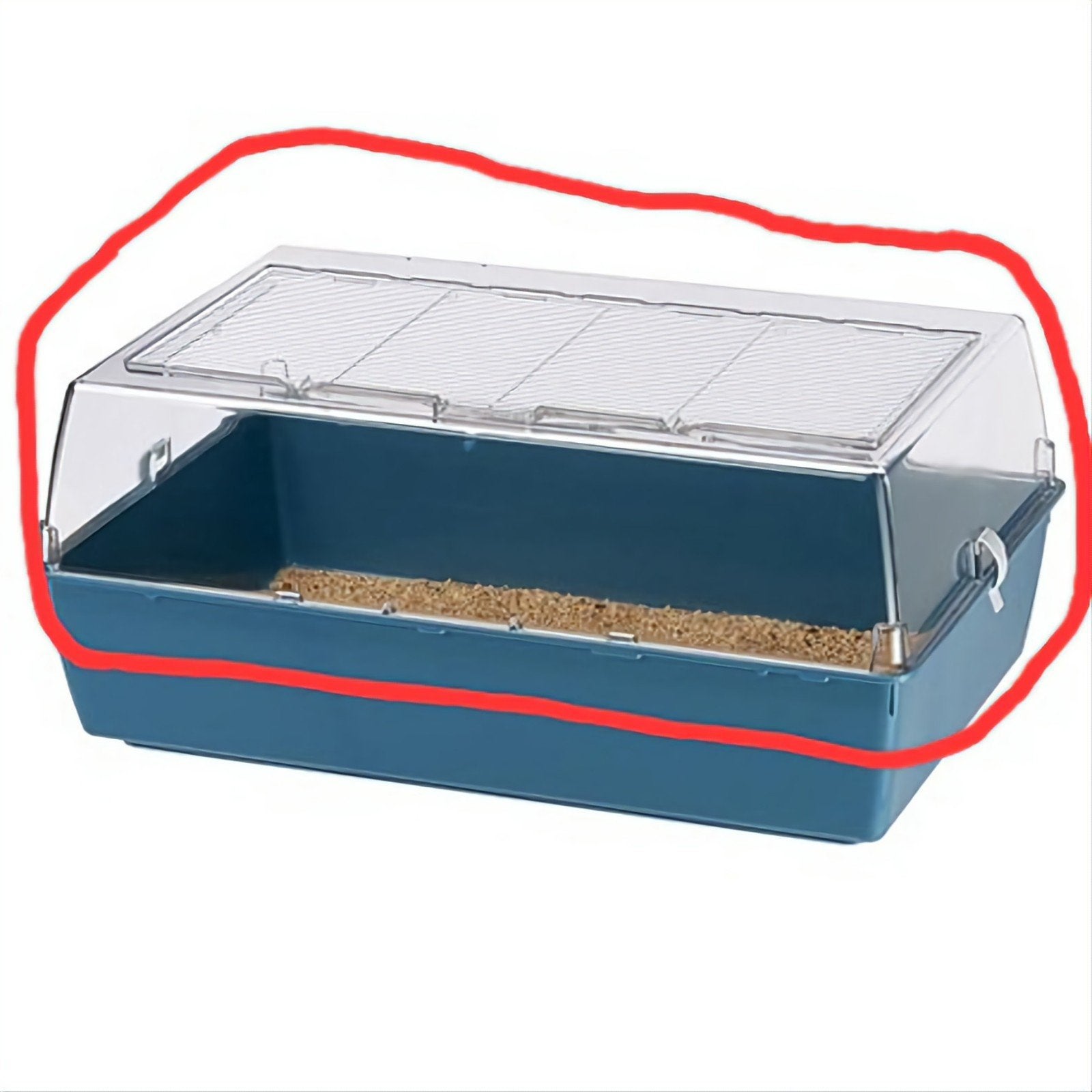 Bovenkant Ferplast Duna Multy - L71xB46xH31,5, Gebruikt, Overige typen, Minder dan 75 cm, Hamster