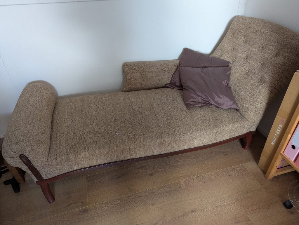 Chaise longue klassiek, Ophalen, Gebruikt, Eenpersoons, Minder dan 150 cm