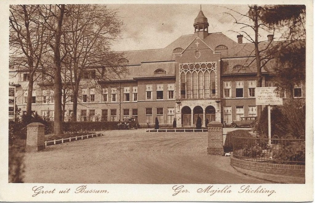 Bussum (N.H.) Ger. Majella Stichting, Auto. Nauta A 2521, Ophalen of Verzenden, 1920 tot 1940, Ongelopen, Noord-Holland