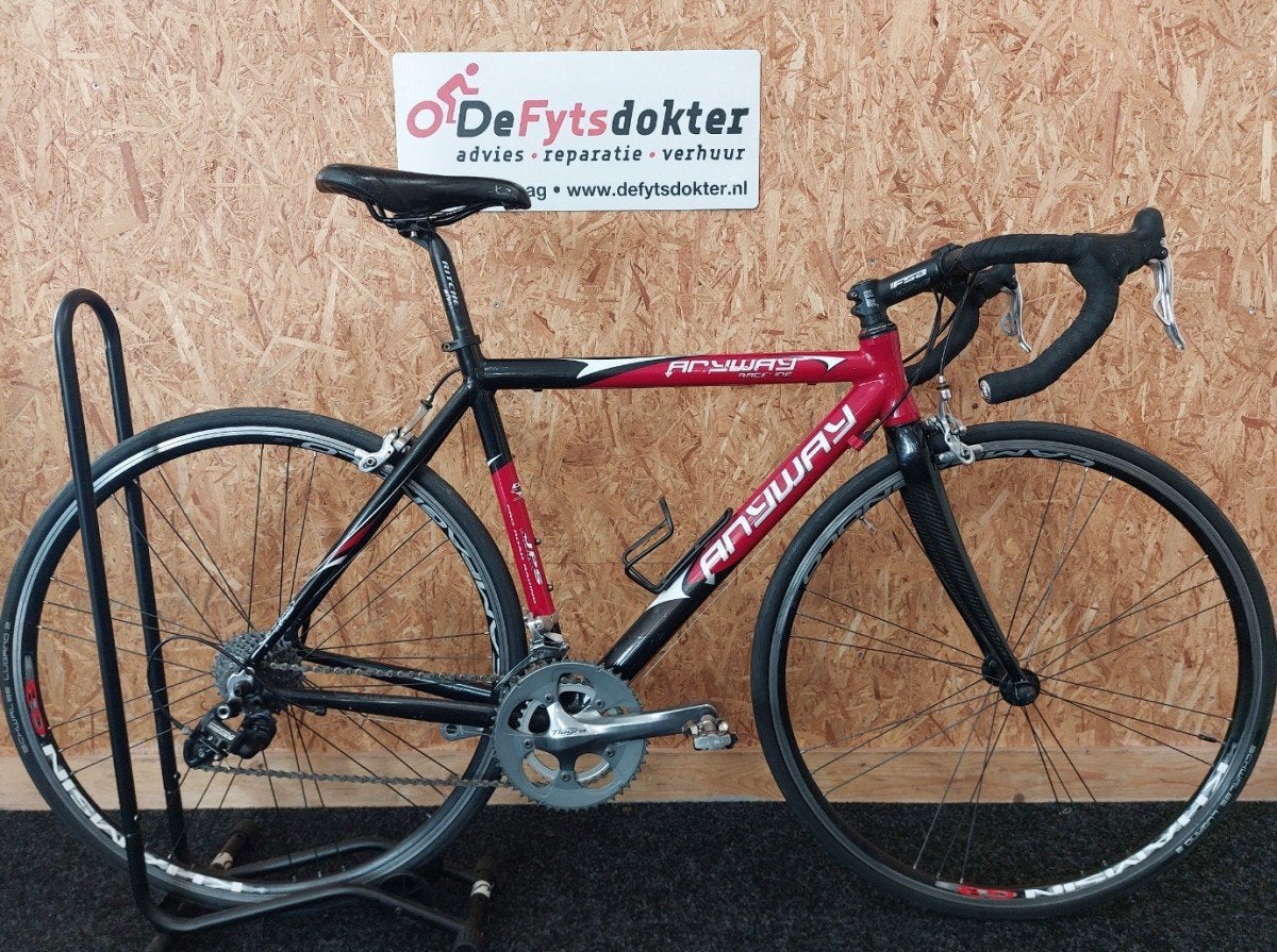 Race Anyway Raceline Zwart / Rood 52cm, 28 inch, Gebruikt, -, -