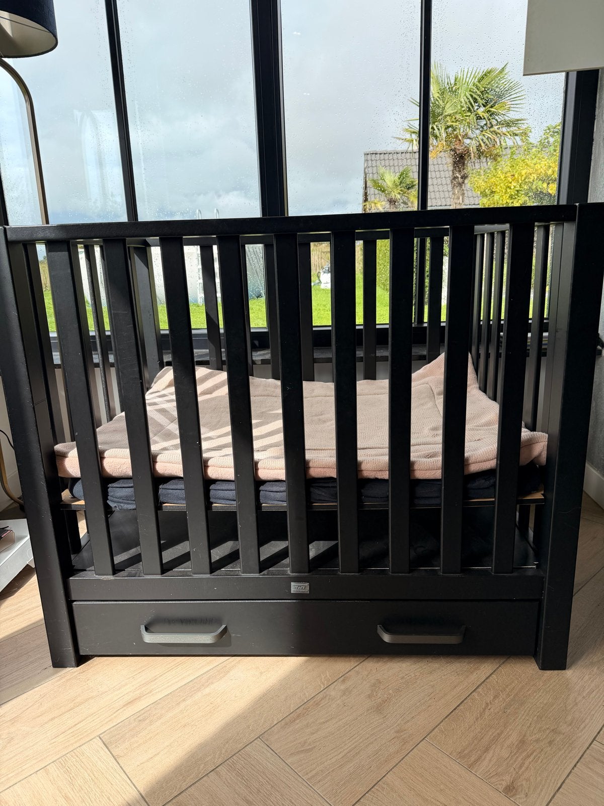 TWF Box Zwart met Lade - 79x101x85 cm, Kinderen en Baby's, Ophalen, Gebruikt, Rechthoekig, Lade