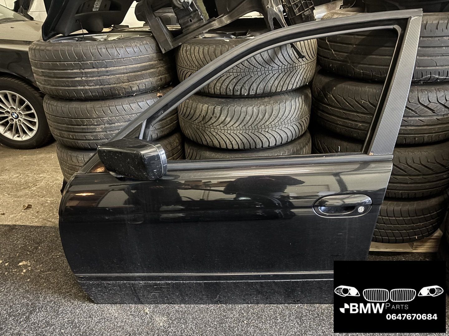 Deur LV LA RV RA Bmw 5-Serie E39 475 zwart, Gebruikt, -, Deur, Ophalen of Verzenden
